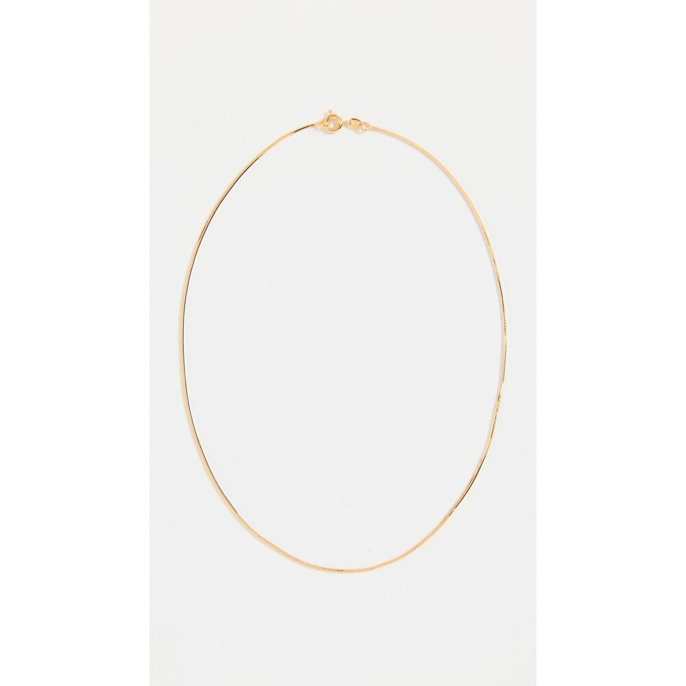 Alexa Leigh Mini Snake Necklace Gold - One Size